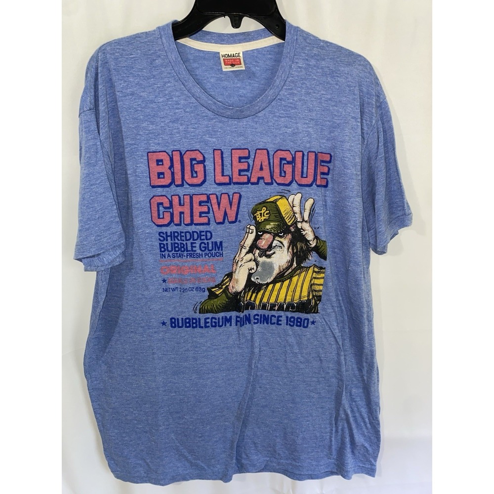 Homage Big League Chew Bubblegum Baseball T Shirt XXL